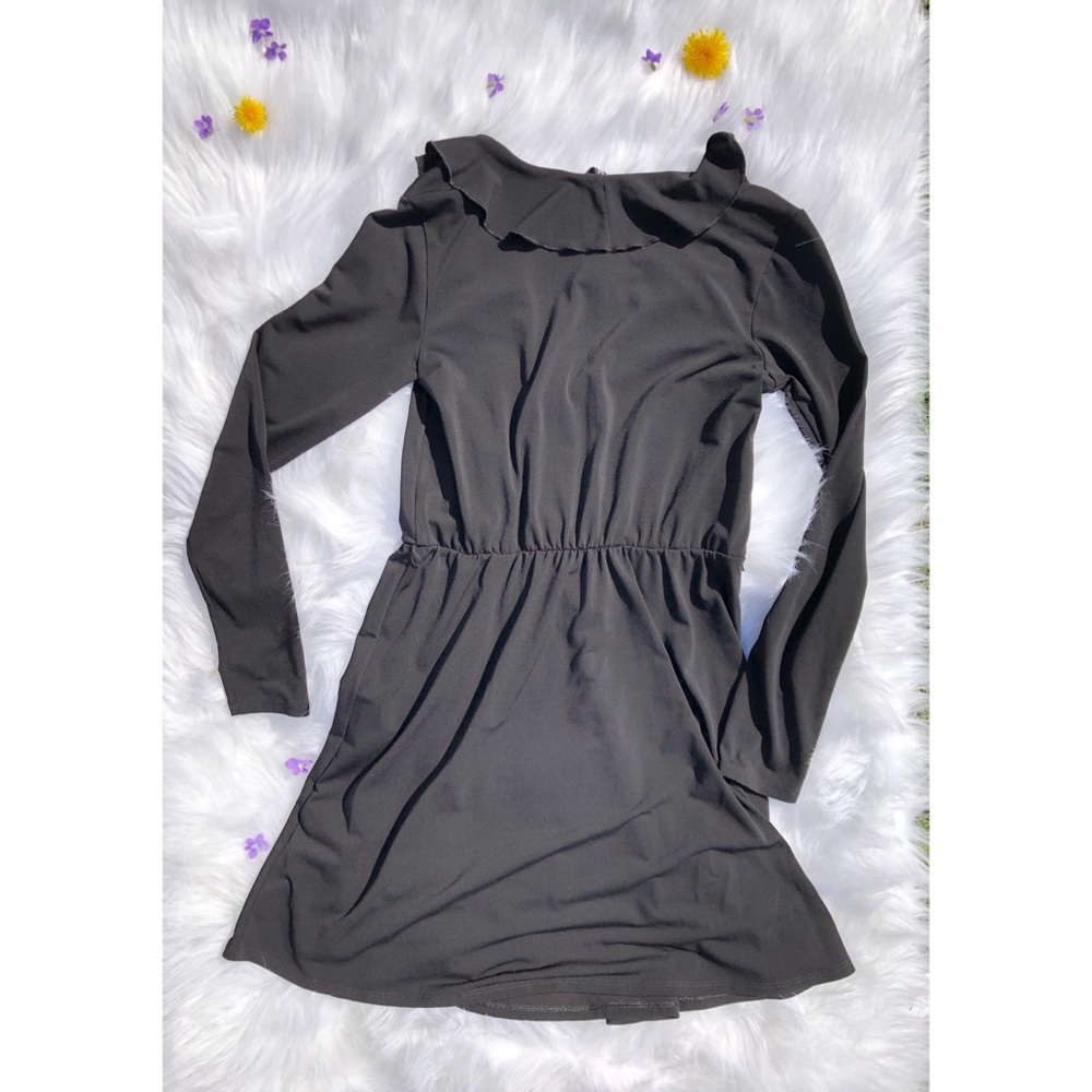 H&M Black Ruffled Dress - Picture 2 of 2
